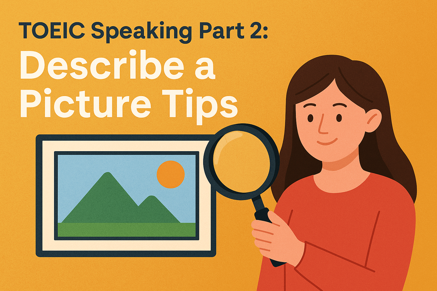 TOEIC speaking part 2: «Describe a Picture» Tips