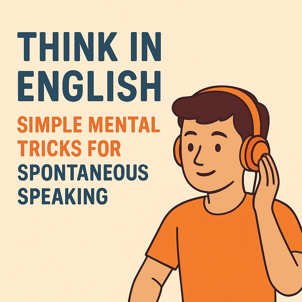Think in English: Simple mental tricks for spontaneous speaking
